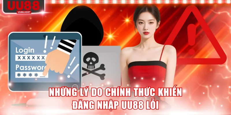 Những lý do chính thức khiến đăng nhập UU88 lỗi
