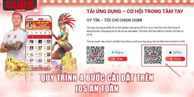 Quy trình 4 bước cài đặt trên iOS an toàn