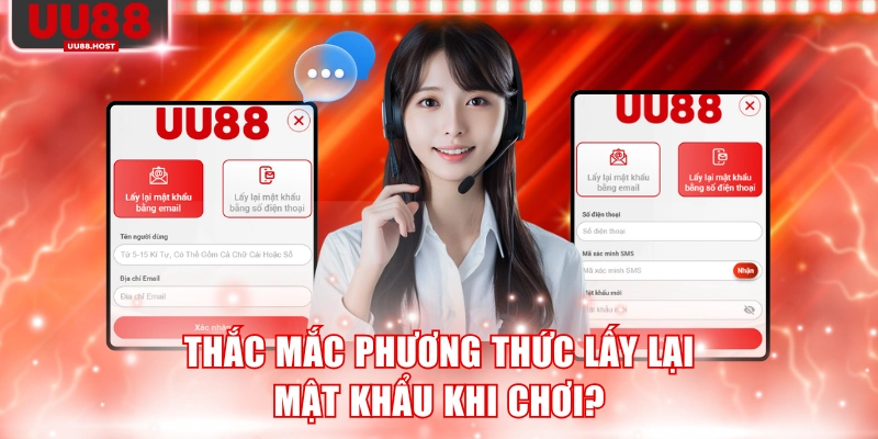 Thắc mắc phương thức lấy lại mật khẩu khi chơi?