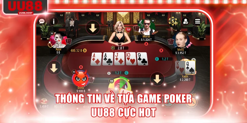 Thông tin về tựa game Poker UU88 cực hot